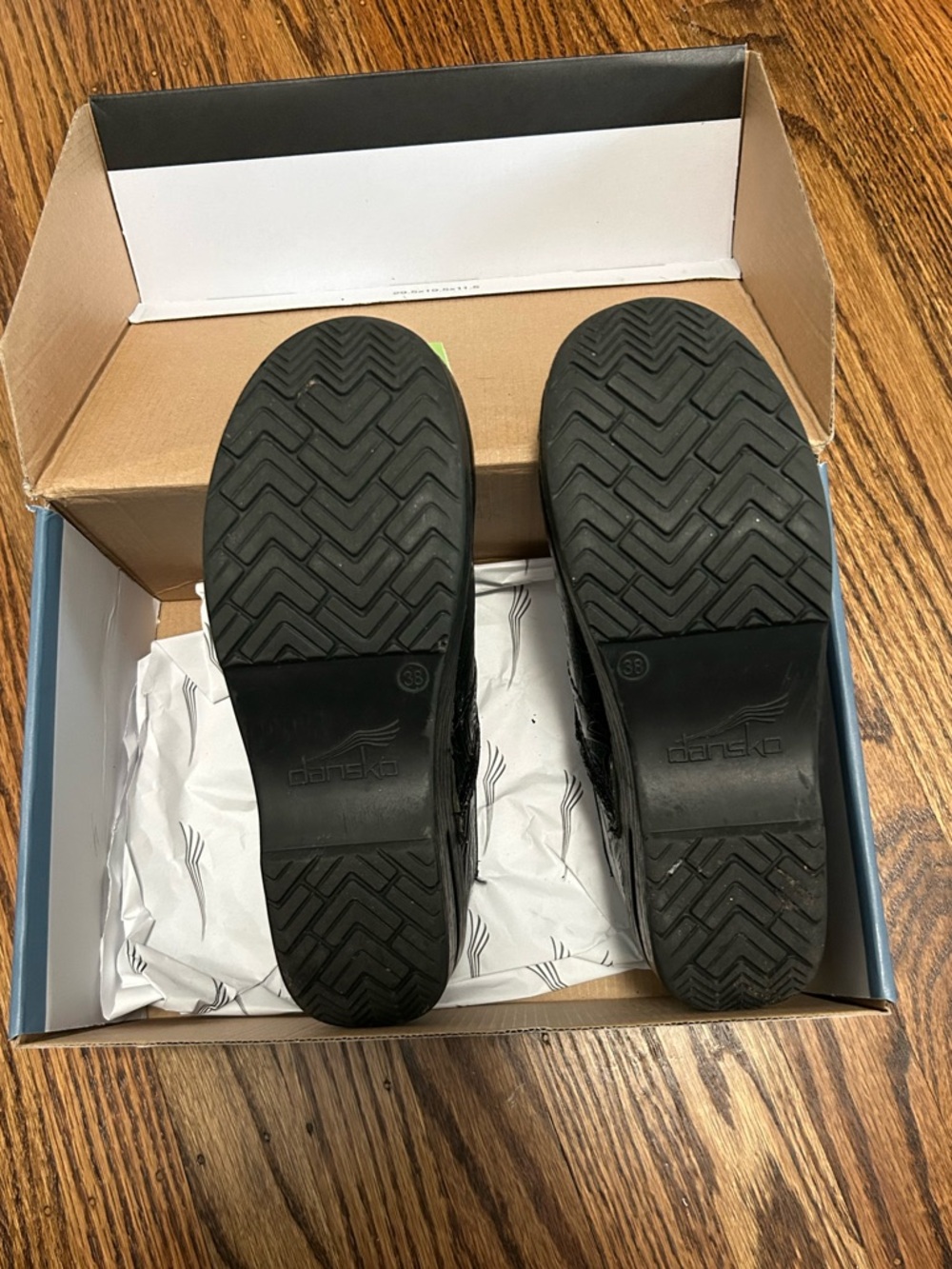 Dansko black Professional Tooled Leather Clogs - Picture 6 of 9